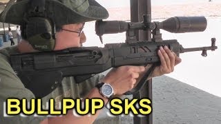 SGWorks SKS Bullpup Stock ReviewShoot [upl. by Pastelki]