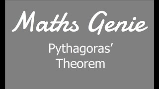 Pythagoras Theorem [upl. by Calloway]