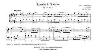 Clementi  Sonatina Op 36 No 2 13 [upl. by Airetahs]