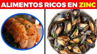 11 ALIMENTOS RICOS EN ZINC para prevenir la DEGENERACIÓN MACULAR Y LA INFLAMACIÓN CRÓNICA [upl. by Ahsiatal]