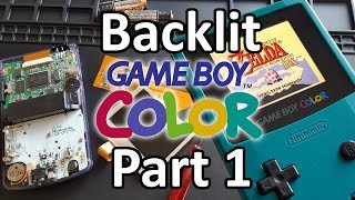 Tutorial PART 1 How to backlight a Gameboy Color BennVenns AGS101 mod [upl. by Fevre]