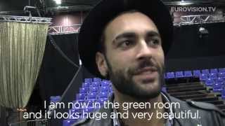 Marco Mengoni  LEssenziale Italy First Rehearsal [upl. by Lartnom]