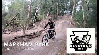 Markham Park Mountain Bike Trails  Sunrise Florida [upl. by Aizek]