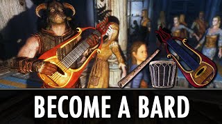 Skyrim Mod Become a Bard [upl. by Annadroj]