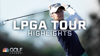 LPGA Tour highlights 2024 LPGA Drive On Championship Round 1  Golf Channel [upl. by Ymmit]