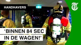 Snelste brandweer van NL in actie  HANDHAVERS 01 [upl. by Clemmy]