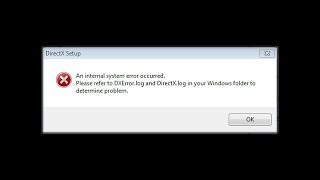 How to Fix DXErrorlog and DirectXlog Installing DirectX problem [upl. by Siuraj149]