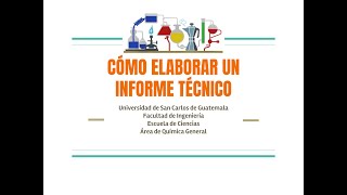 Cómo Elaborar un Informe Técnico – Tutorial [upl. by Sharpe]