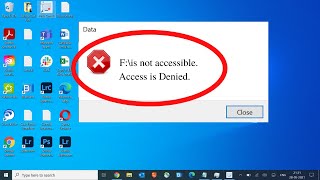 DriveFolder Access Denied FIX  External Hard Disk Not Accessible FIX [upl. by Aleb]