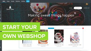 How to start your own webshop with Webador [upl. by Selokcin]