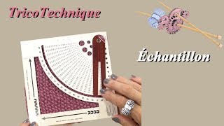 Tuto tricot  Echantillon [upl. by Letsou]