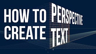 How to Create Perspective Text in Illustrator [upl. by Yolane]