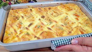 SALGADO PERFEITO PARA O LANCHE DA TARDE  RECEITA SIMPLES E RÁPIDA DE TORTA SALGADA RECHEADA [upl. by Margherita]