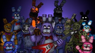 All Bonnies Sing The FNAF Song V2 [upl. by Tonina]