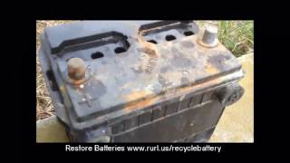 Restore Car Battery To Like New Condition  How To  DIY Automotive [upl. by Amara]