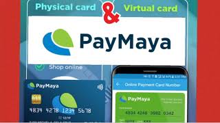 PAYMAYA VIRTUAL CARD amp PHYSICAL CARD Myra Mica [upl. by Campbell]