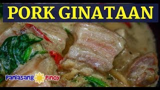 Pork Ginataan  Ginataang Baboy Recipe [upl. by Nyladam]