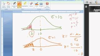 How to find the area under a normal curve [upl. by Elspeth]