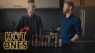 Hot Sauce Shopping at Heatonist  Hot Ones [upl. by Stutman]