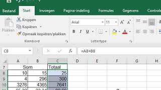 Berekeningen maken in Excel [upl. by Chicoine]