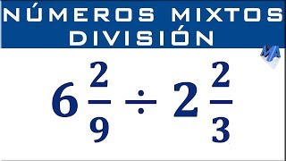 División de números mixtos [upl. by Jehiel]