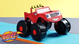 How to Build Your Own Blaze 🚗  DIY Crafts  Blaze and the Monster Machines [upl. by Akiemaj]