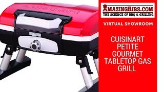 The Cuisinart Petite Gourmet Tabletop Gas Grill Review  Part 1 Virtual Showroom [upl. by Hsakaa]