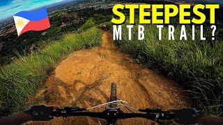 PHILIPPINES STEEPEST MTB TRAIL IVE RIDDEN Trail Ride 1 [upl. by Mayap]