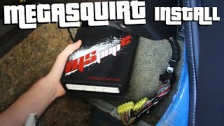 TURBO INSTALL PART 1  MegaSquirt ECU amp Other Electronics [upl. by Particia]