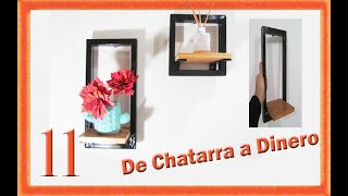 De Chatarra a Dinero 11 Como hacer Estante estilo industrial hierro y madera Scrap into Money DIY [upl. by Harutek]