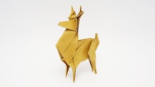 ORIGAMI REINDEER Jo Nakashima  reupload [upl. by Ddene271]