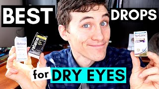 Best Dry Eye Drops  My Top 3 Artificial Tears Eye Drops [upl. by Auria599]