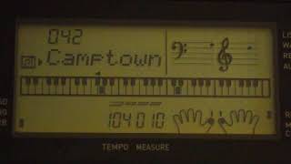 Casio Demo Songs  042 CAMPTOWN RACES [upl. by Ayiotal589]