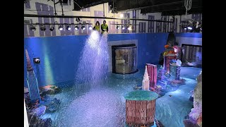 Water tanks filled at New Jersey SEA LIFE Aquarium in American Dream [upl. by Neerol175]