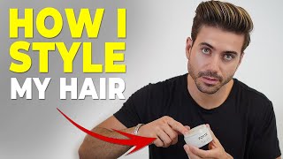 HOW I STYLE MY HAIR daily routine Alex Costa Hairstyle [upl. by Otaner]