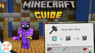 UPGRADING TO NETHERITE  The Minecraft Guide  Tutorial Lets Play Ep 18 [upl. by Yann255]