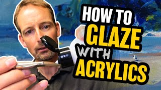 How to Glaze with Acrylics [upl. by Kowtko]