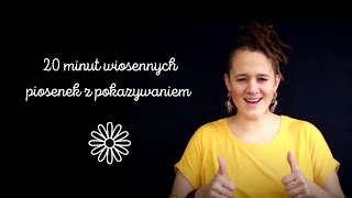 Zabawy wiosenne  20 minut muzyki dla dzieci  Jazzowanki [upl. by Clauddetta]