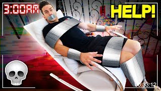 EXTREME DUCT TAPE CHALLENGE AT 3AM 😱 [upl. by Idette649]