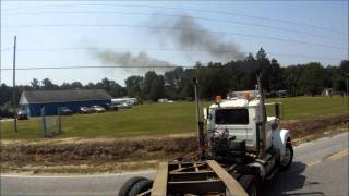 Mack Lowboy Hauling the dozer [upl. by Airliah]