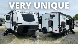 SWEETEST smaller travel trailer Ive ever seen Camper Tour [upl. by Balac]