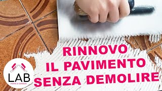 Pavimenti in Resina su Piastrelle Esistenti  TUTORIAL [upl. by Kesley]