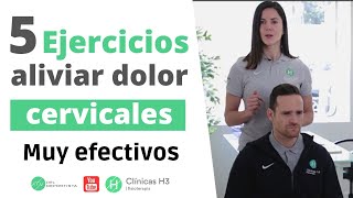 5 ejercicios para ALIVIAR el dolor de CUELLO 👍 ¡FUNCIONAN [upl. by Yramliw]