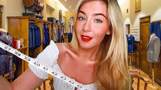 ASMR FOR MEN Your Suit Fitting Experience asmr roleplay measuring you sleep help [upl. by Evangelin987]