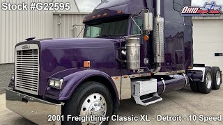 2001 FREIGHTLINER FLD132 CLASSIC XL  G22595  SOLD [upl. by Lemor]