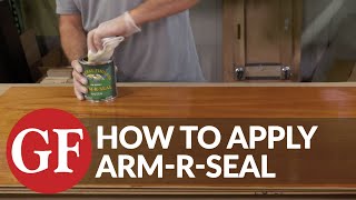 HOW TO APPLY ARMRSEAL URETHANE TOPCOAT  General Finishes [upl. by Elisha]