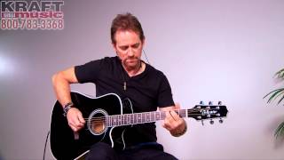 Kraft Music  Takamine EF341SC Acoustic Electric Guitar Demo with Brad Davis [upl. by Suivatnod]