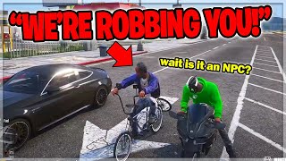 Trolling THE ENTIRE City as a Fake NPC FUNNIEST COMPILATION [upl. by Cati]