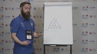 2018 ICPC Solution Video Problem I Triangles [upl. by Hsirt]