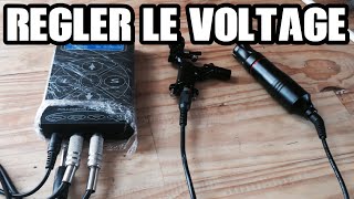 Tatouage Comment régler le voltage  vitesse de sa machine facilement [upl. by Ranna]